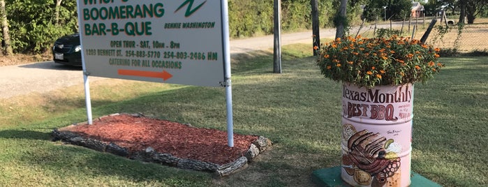 Whup’s Boomerang Bar-B-Q is one of Texas BBQ.