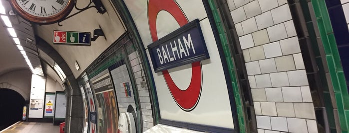 Balham London Underground Station is one of Stations - LUL used.