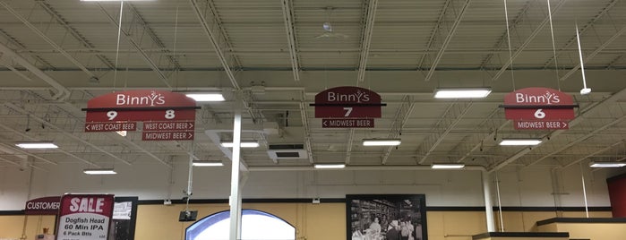 Binny's Beverage Depot is one of My Faves.