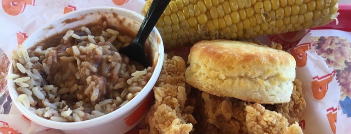 Popeyes Louisiana Kitchen is one of The 13 Best Places for Biscuits in Houston.