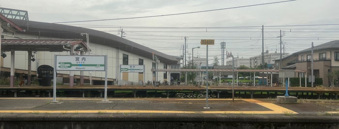 Miyauchi Station is one of 信越本線.