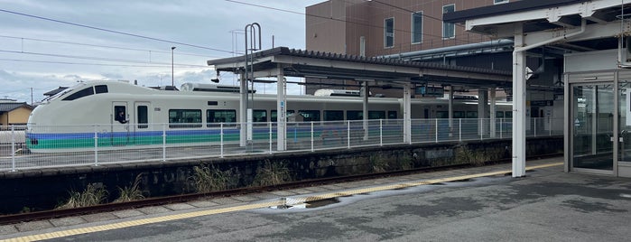 Nakajo Station is one of 羽越本線.