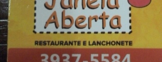 Janela Aberta Lanches is one of A conhecer.