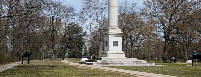 Red Bank Battlefield is one of Short List.
