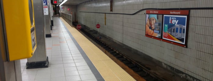 SEPTA MFL/BRS 8th Street Station / PATCO 8th & Market Station is one of Been There 2.