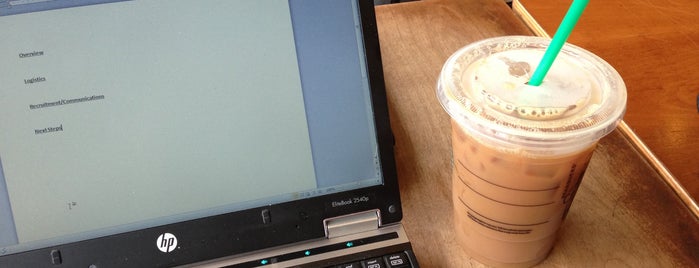 Starbucks is one of Wi-Fi sync spots (wifi).