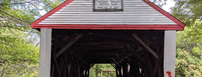 Lovejoy Covered Bridge is one of Zeb’s Liked Places.