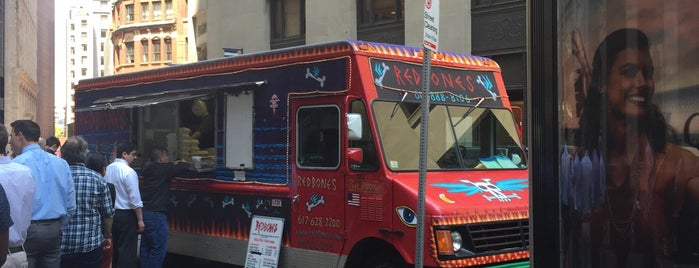 Red Bones Food Truck is one of boston + salem.