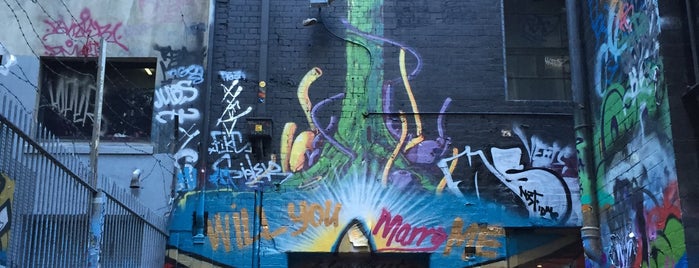 Graffiti Lane is one of Melbourne 2018.