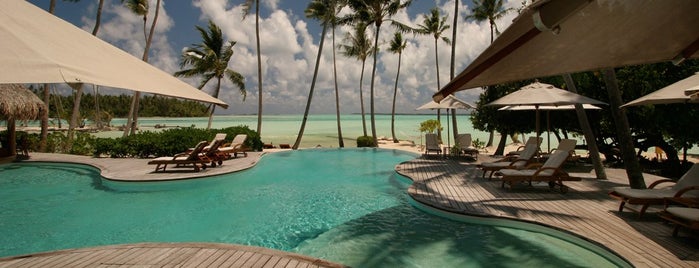 Le Taha'a Private Island And Resort Spa is one of The 50 best hotels in the world.