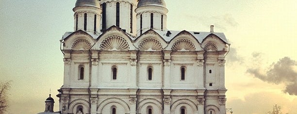 Архангельский собор is one of Moscow monasteries  and  churches..