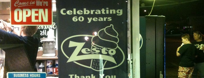 Zesto is one of Evansville.