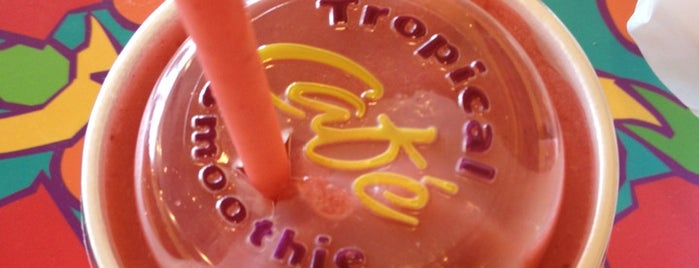 Tropical Smoothie Cafe is one of Lugares favoritos de Tad.