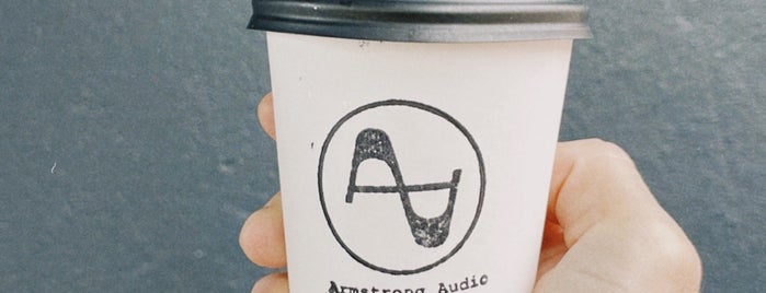 Armstrong Audio is one of Cafés to try ☕️.