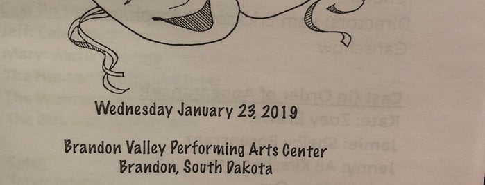 Brandon Valley Performing Arts Center is one of Brandon SD.