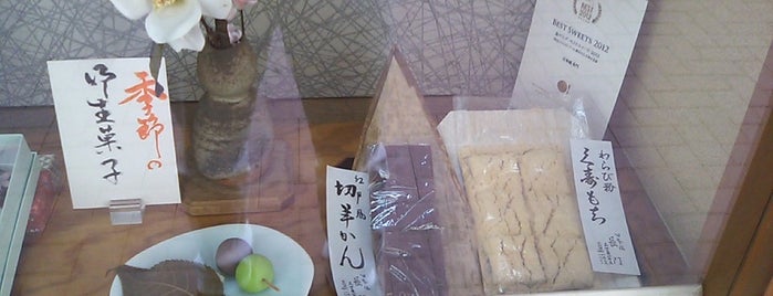 日本橋 長門 is one of あんこ好き。 / I love sweet bean paste..