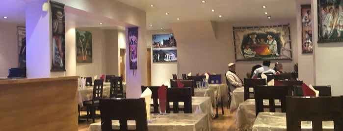 Marathon Ethiopian Restaurant is one of สถานที่ที่ Benn ถูกใจ.