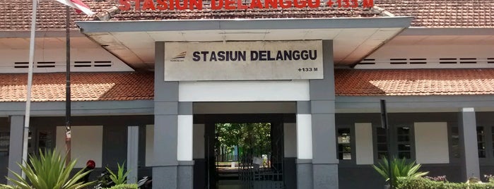 Stasiun Delanggu is one of Train Station in Java.