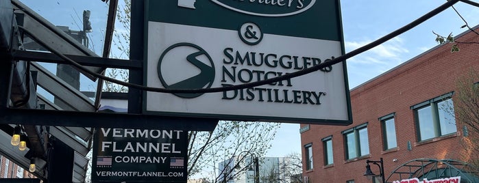 Smuggler’s Notch Distillery is one of Burlington.