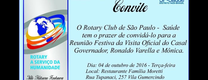 Rotary Clube São Paulo - Saúde is one of Pedroさんのお気に入りスポット.