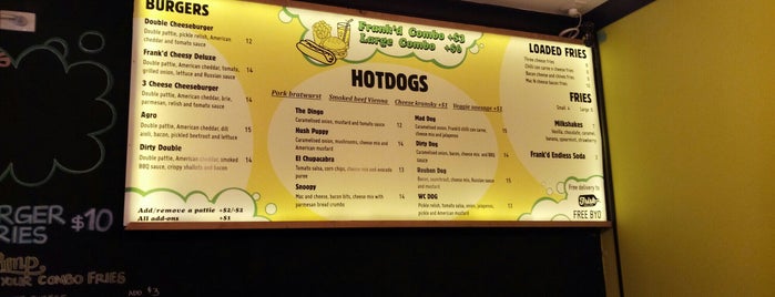Frank'd Hotdogs is one of Stuff.