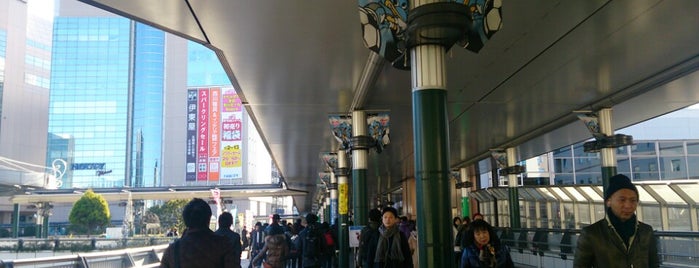 Musashi-Mizonokuchi Station is one of 川崎フロンターレのあるところ(=∇=)ノ.
