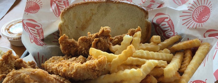 Raising Cane's Chicken Fingers is one of my places.