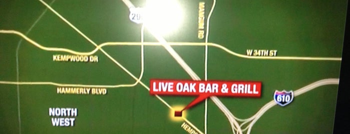 Live Oak Bar & Grill is one of Houston.