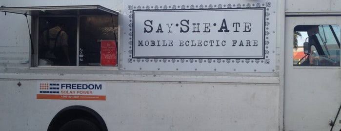 Say She Ate is one of Food truck.