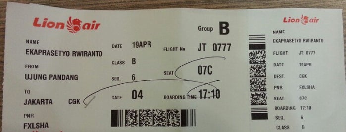 JT777 / Lion Air is one of UPG Flights.