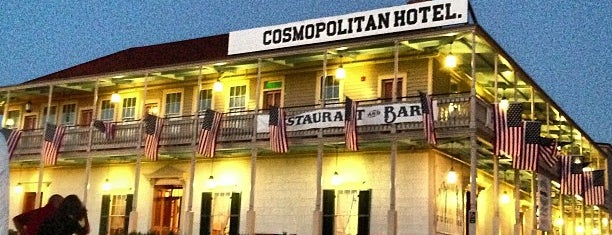 Cosmopolitan Hotel & Restaurant is one of Been there, done that.