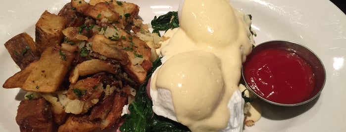 MET Back Bay is one of Boston's Best Eggs Benedict Dishes.
