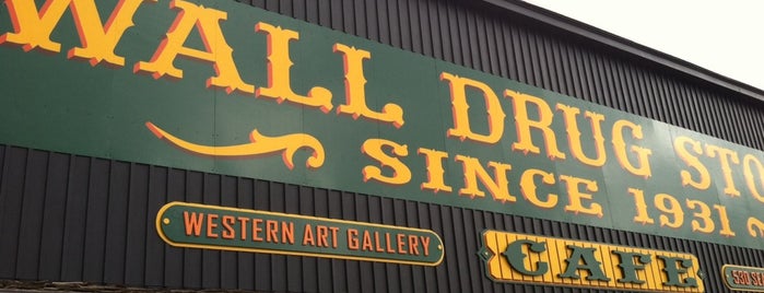 Wall Drug is one of South Dakota - The Mount Rushmore State.