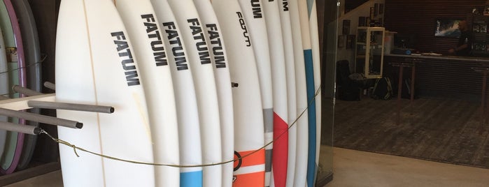 Fatum Surfboards Factory is one of surfing portugal.