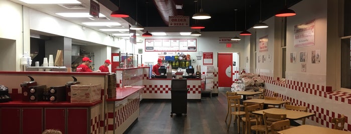 Five Guys is one of The 11 Best Fast Food Restaurants in Charleston.