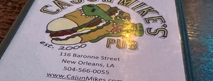 Cajun Mikes Pub 'n Grub is one of Mission: New Orleans.