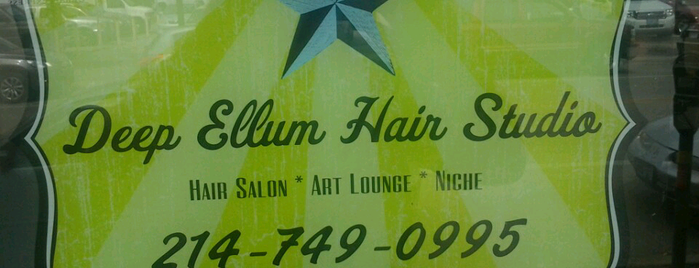 Deep Ellum Hair Studio is one of Lugares favoritos de Zach.