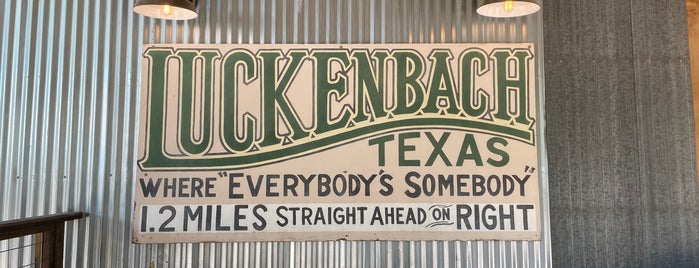 Luckenbach Texas and Dance Hall is one of Outdoor Drinks.
