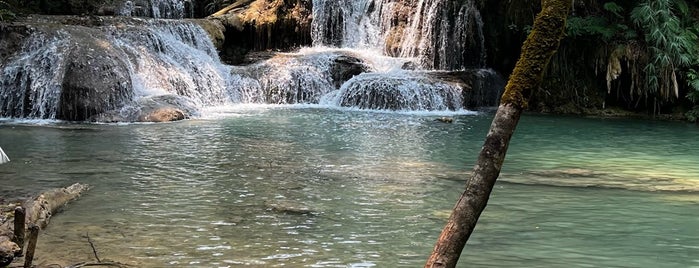 Kouang Si Waterfall is one of Laos 2019.