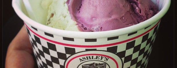 Ashley's Ice Cream Café is one of CT adventuring.