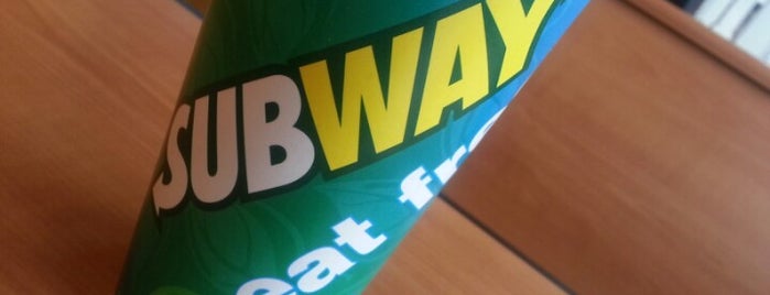 SUBWAY is one of place to be.