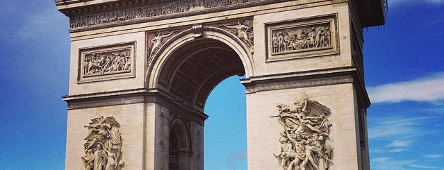 Arc de Triomphe de l'Étoile is one of Paris.