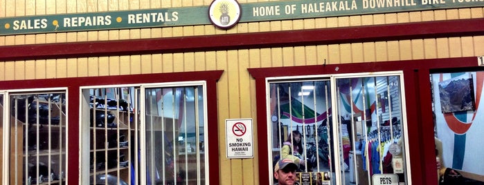 Haleakala Bike Company is one of James & Mel Maui 2014.