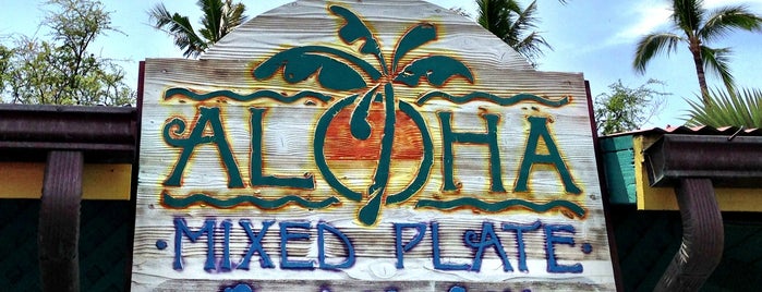 Aloha Mixed Plate is one of Maui.