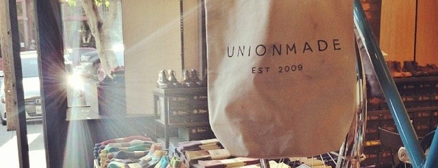 Unionmade is one of SF：Spots & Shops.