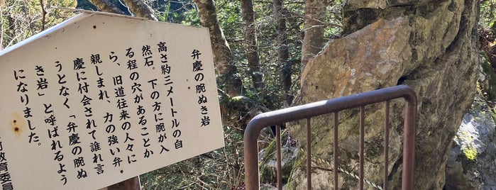 弁慶の腕抜き岩 is one of 甲州街道・青梅街道.