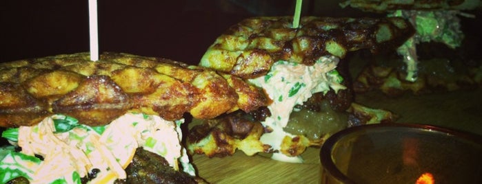 Slide is one of Chicken. Waffles. 'Nuff Said..