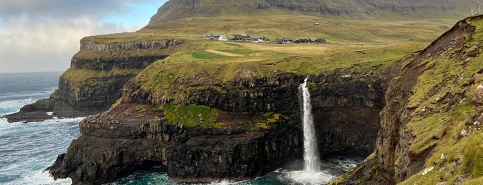 Múlafossur is one of Faroe Island.