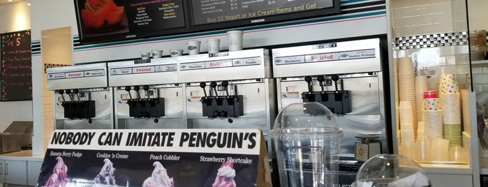 Penguin's Frozen Yogurt is one of Most frequented.