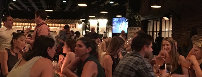The Biergarten at The Standard is one of New York night life.
